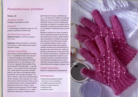 Вязание перчаток спицами